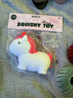 Coro Unicorn Squeezable Squishy Toy Unicorn Squishy Toy NWT
